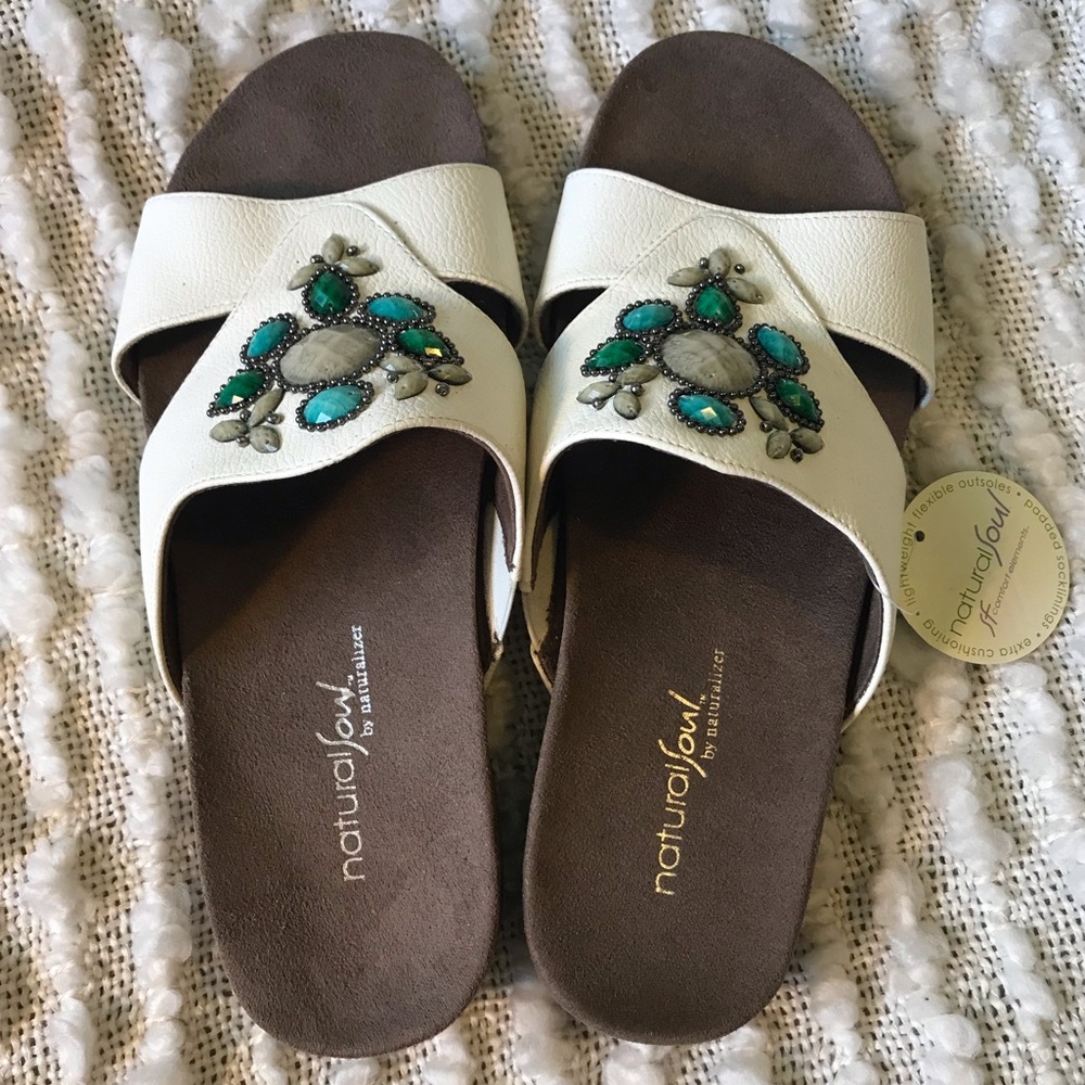 Naturalizer Natural Soul Beaded Sandal NWT Sz 9.5 - Picture 5 of 11